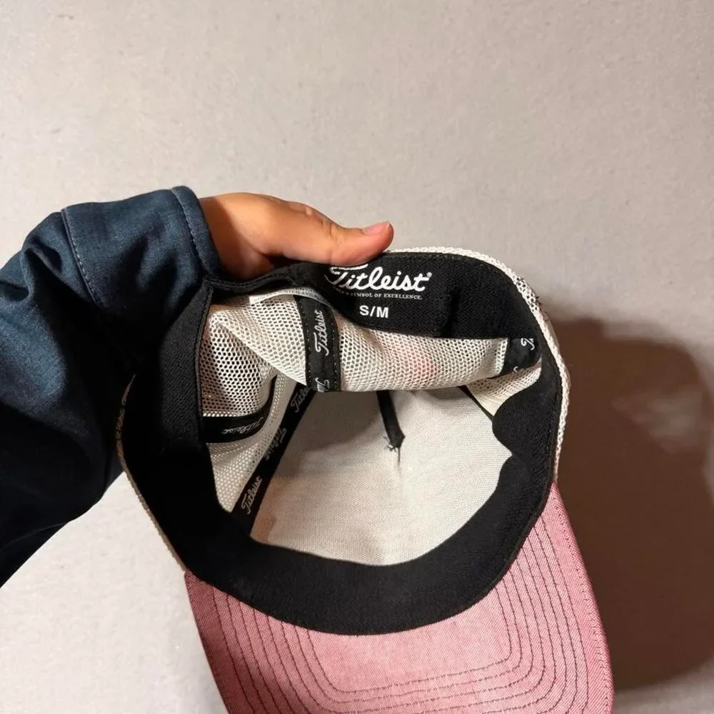 Titleist Women's Pink and Red Hat